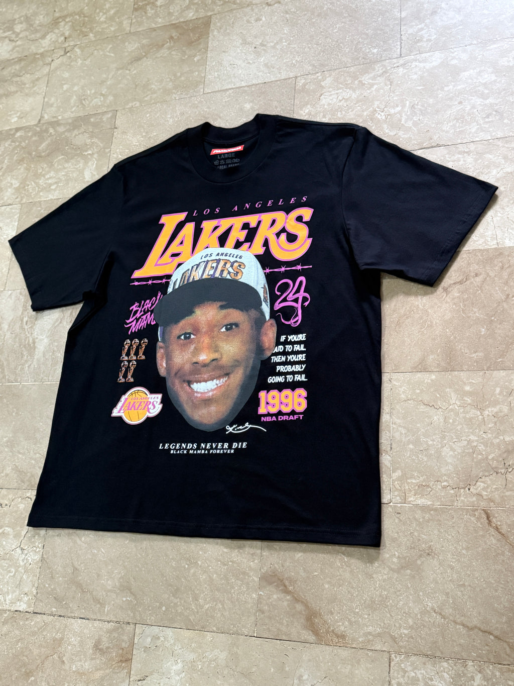 Lakers 1996 Kobe Draft (Black)