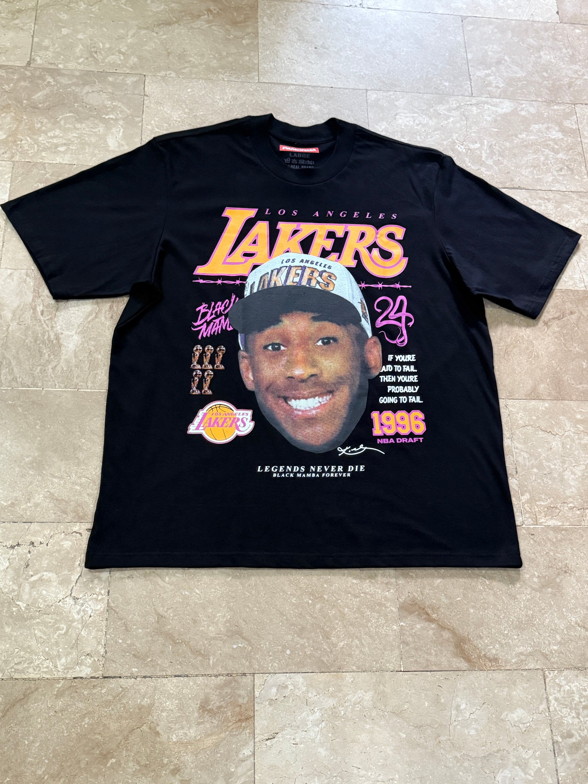 Lakers 1996 Kobe Draft (Black)