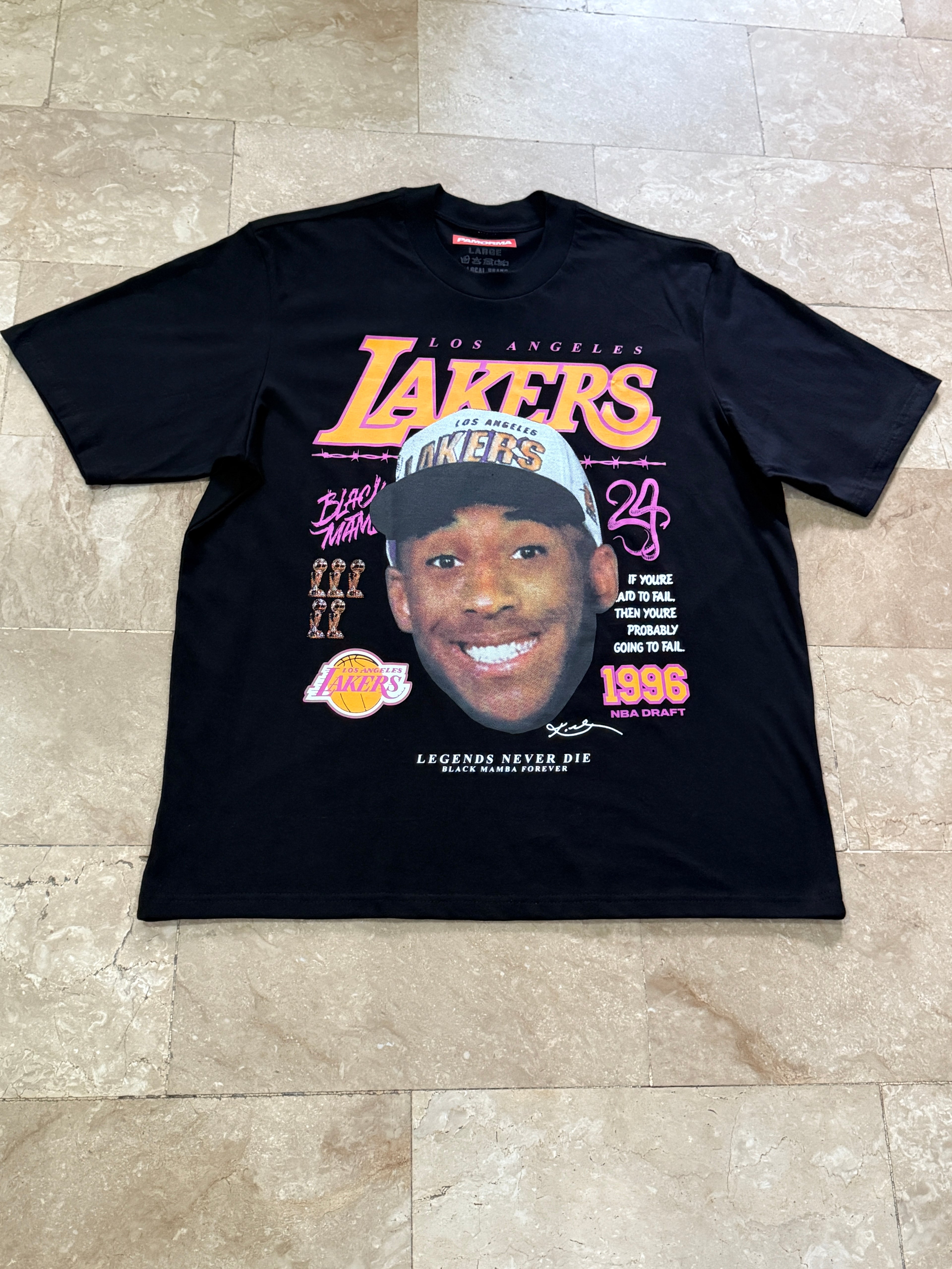 Lakers 1996 Kobe Draft (Black)