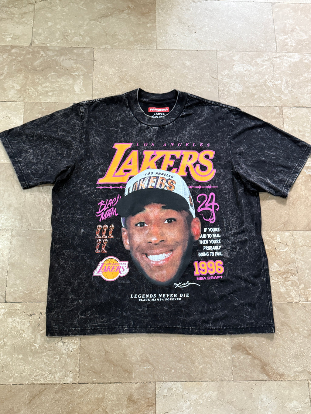 Acid wash Lakers 1996 Kobe Draft