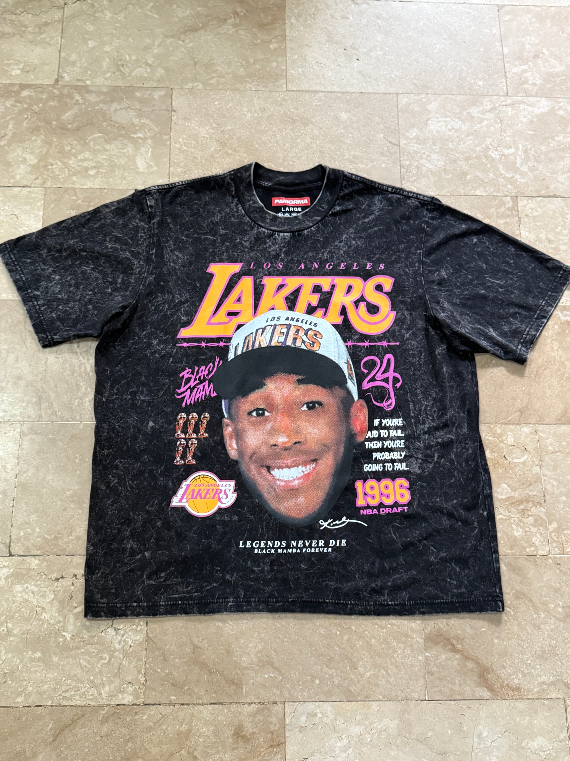 Acid wash Lakers 1996 Kobe Draft