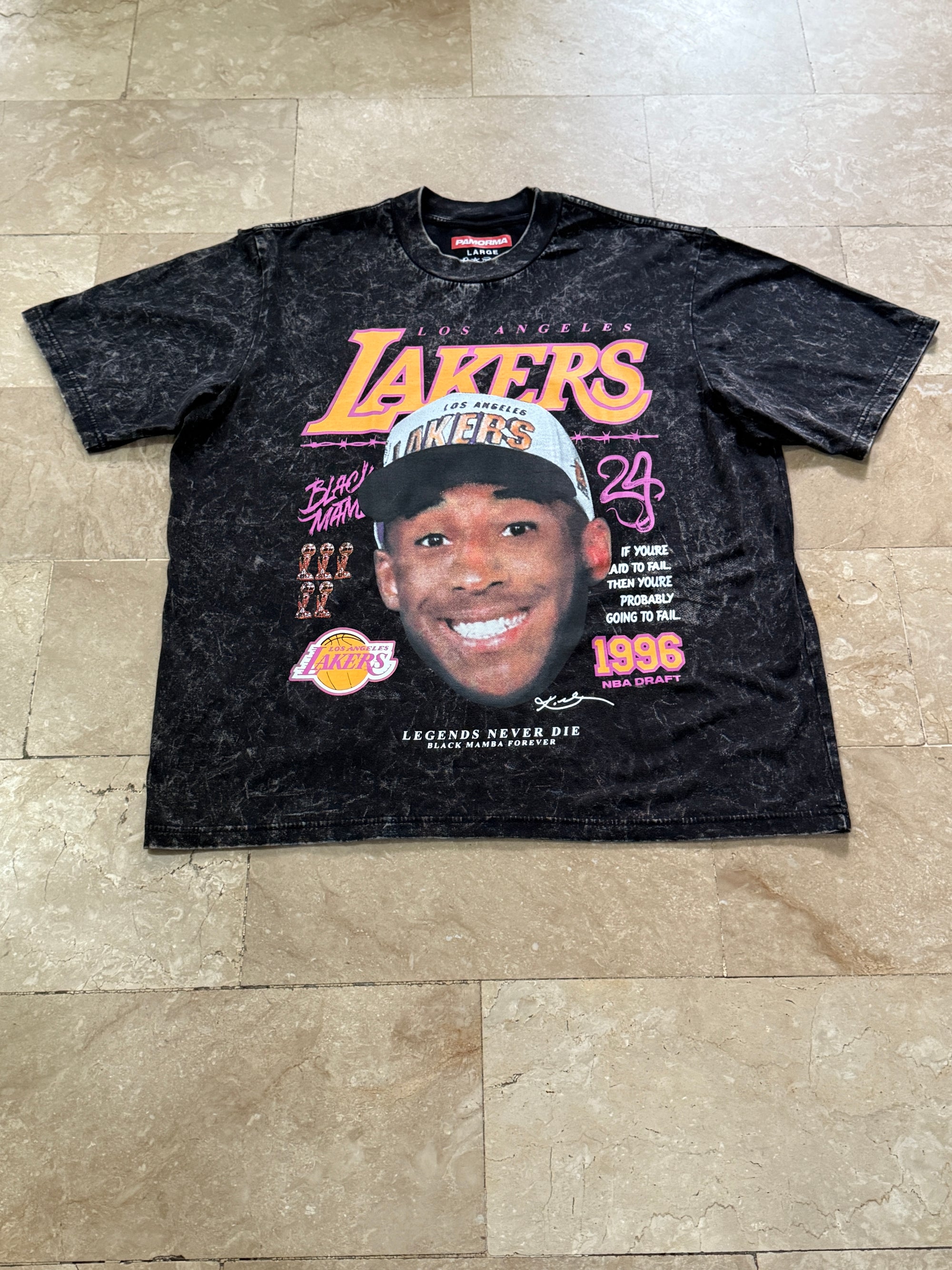 Acid wash Lakers 1996 Kobe Draft