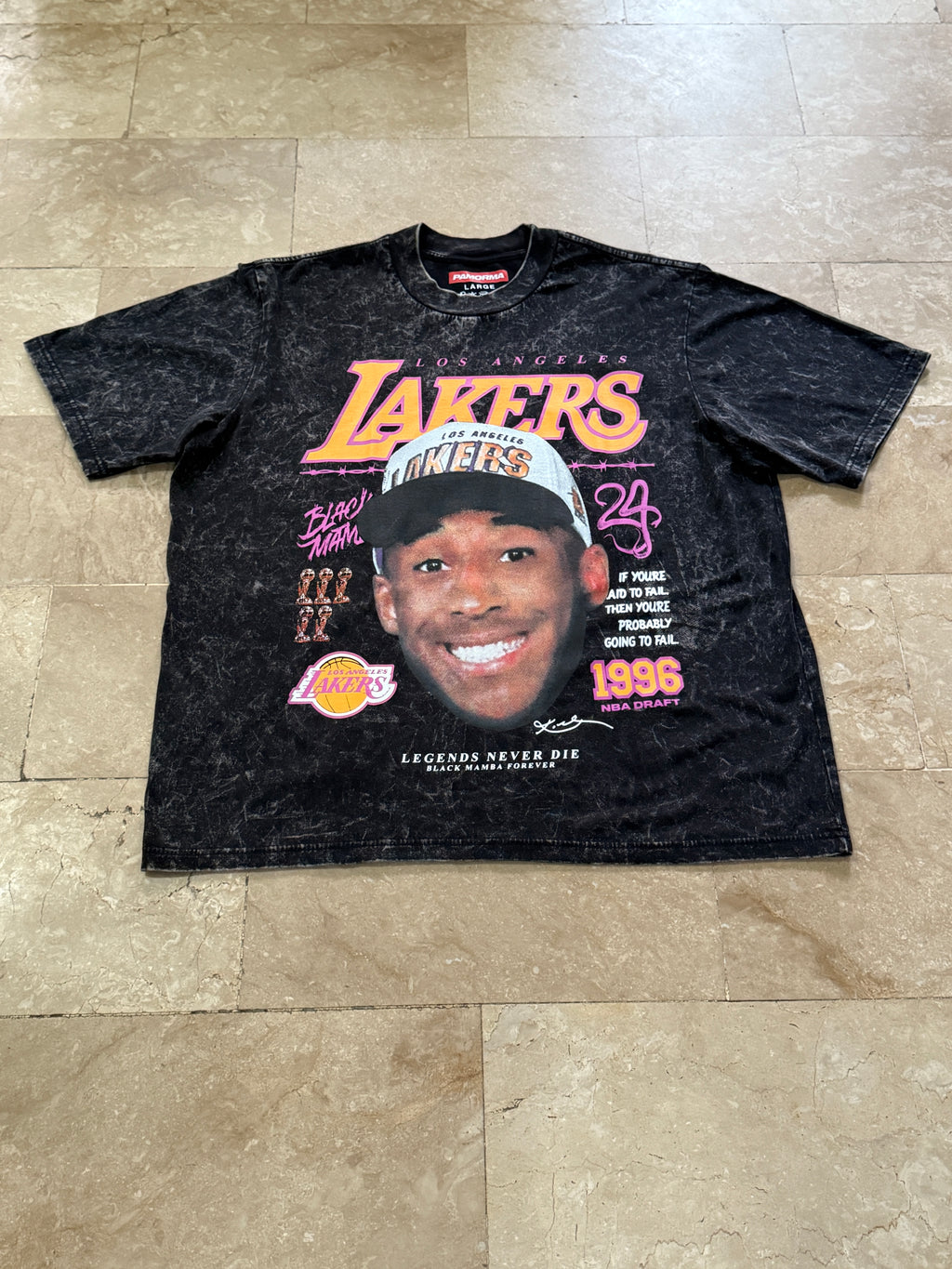 Acid wash Lakers 1996 Kobe Draft
