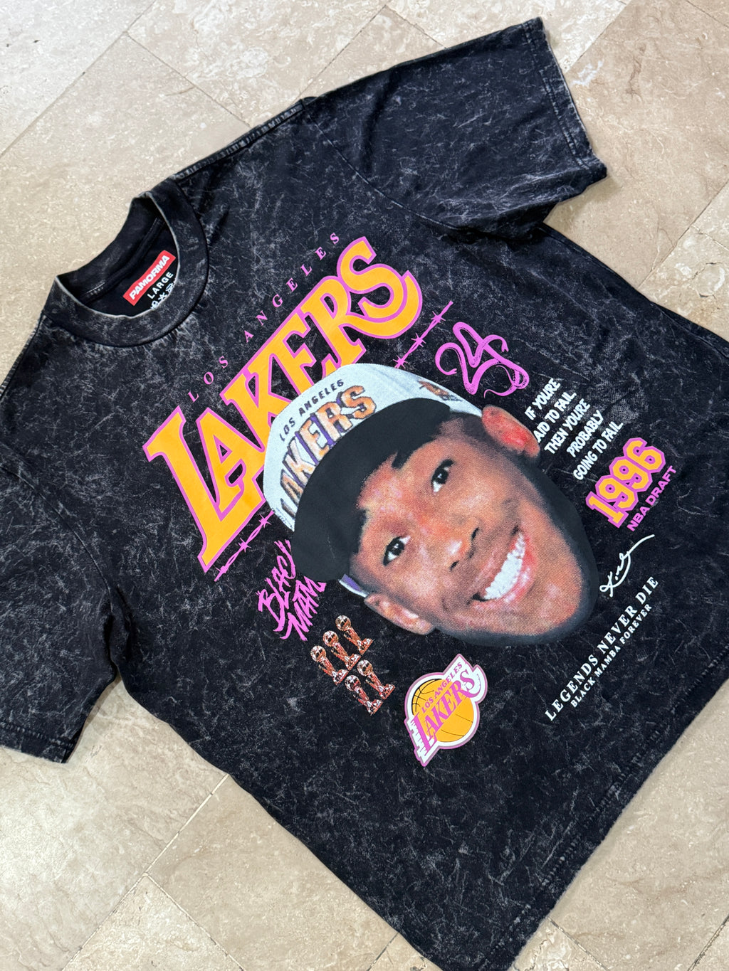 Acid wash Lakers 1996 Kobe Draft